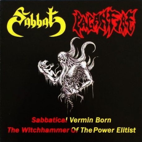 SABBAT / PAGANFIRE "Sabbatical Vermin Born / The Witchhammer of the Power Elitist"
