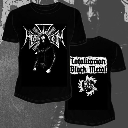 AD HOMINEM Totalitarian Black Metal SHIRT L